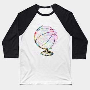 Basketball Globe Baseball T-Shirt